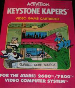 NEW keystone capers game for Atari 2600 PAL version  