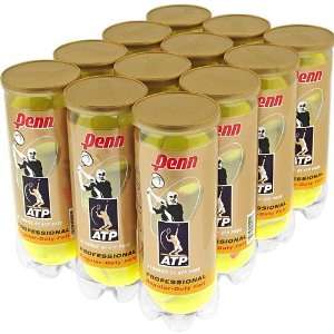  Penn ATP Regular Duty 12 Cans Penn Tennis Balls Sports 