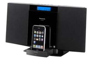 The compact Panasonic SC HC20 stereo system with slide out iPod dock 