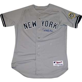   Signed Authentic Away Yankees Inaugural Season Jersey STEINER  