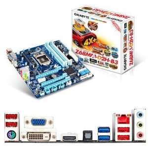  Selected GA Z68MA D2H B3 motherboard By Gigabyte 