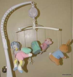 Beatrix Potter Peter Rabbit & Friends Baby Nursery Crib MOBILE  
