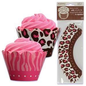 Bakery Crafts Safari Cupcake Treat Wrap 