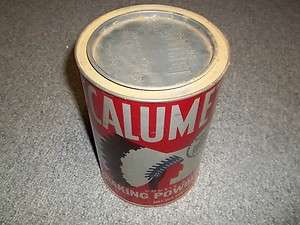 Vintage Calumet Baking Powder Advertising Can Tin 5 lbs.  