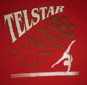Vintage TELSTAR GYMNASTIC T Shirt BALANCE BEAM sz M  