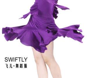 Latin salsa tango Ballroom Dance Dress #M059 skirt  