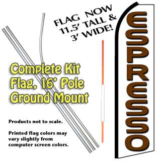 ESPRESSO 16 Swooper/Feather Ad Banner Flag Kit  