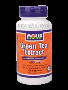Green Tea Extract 400 mg 100 caps by NOW Foods  