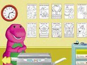 Barney On Location All Around Town PC CD kids game  