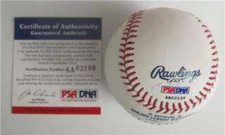 BERT BLYLEVEN Autographed Baseball NO HITTER HOF 11 PSA