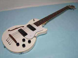   Bass Guitar, Hollow Body Guitar, White in Brand New Condition