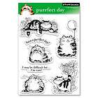 Penny Black Clear Stamps PURRFECT DAY Cat Kitten Cats 