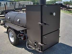 PIT BBQ SMOKER rib box on trailer concession GRILL great for all uses 