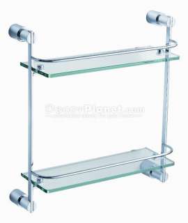 Fresca Magnifico 2 Tier Bathroom Glass Shelf   FAC0146  