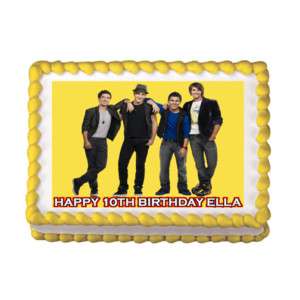 BIG TIME RUSH #3 Edible Cake Image Party Decoration NEW  