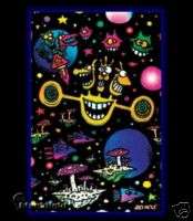 Spaced Out Blacklight Responsive Poster  