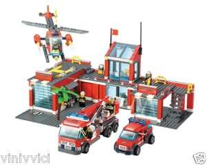 Fire Station   Building Block Brick Set 8051 774 pieces  