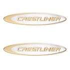 crestliner boat decal  