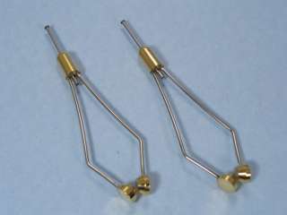 Two Brass bullet Flared Bobbins Brand new Fly tying  