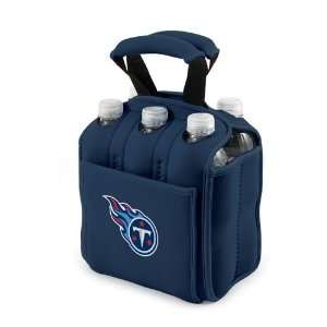 Tennessee Titans Insulated Neoprene Six Pack Beverage Carrier (Navy 