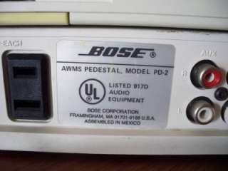 BOSE Acoustic Wave Music System Model CD 2000 W/ Pedestal PD 2  