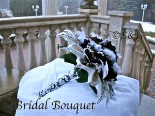  Love BRIDE & GROOM Wedding Bridal Bouquet Bouquets Silk Flowers  