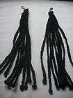 Swivel Flogger tails, Braided Black very heavy string w