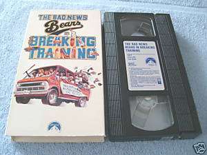 The Bad News Bears in Breaking Training (1977, VHS) 097360896534 