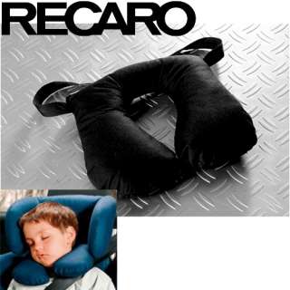 BLACK RECARO KIDS BABY CAR SEAT BOOSTER NECK ROLL PILLOW PROTECTOR 