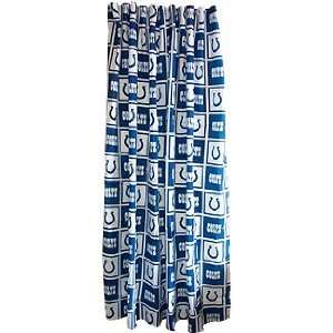  Indianapolis COLTS NFL Checker Bathroom Shower Curtain 