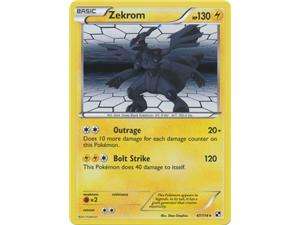    Pokemon Black and White Zekrom Holo Foil Card 47/114