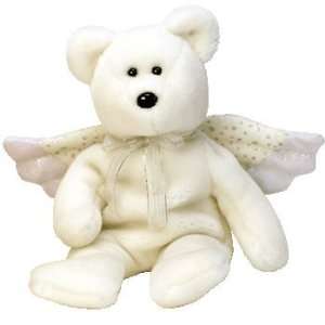  TY Beanie Baby   HERALD the Angel Bear Toys & Games