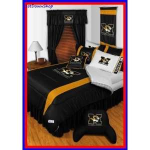  Missouri Mizzou Tigers 4pc SL Twin Comforter/Sheets Bed 