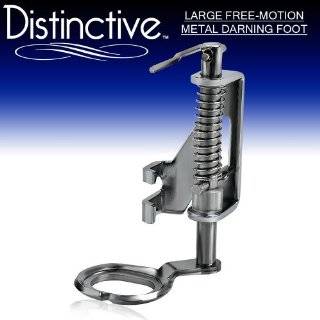 Distinctive Large Metal Darning/Free Motion Sewing Machine Presser 