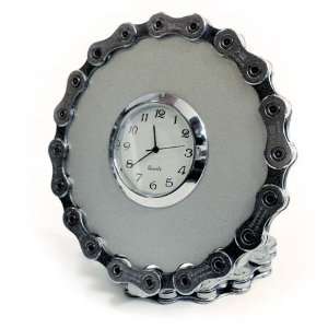 Recycled Bicycle Chain Desk Clock