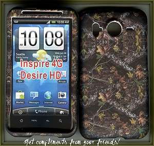 HTC Desire HD (UK, Canada) phone cover case camo stem multi  