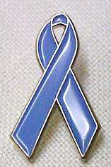 Esophageal Cancer Awareness Ribbon Periwinkle Blue Lapel Pin New 