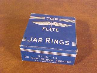 Top Flight Jar 12 Canning Rings NOS 1 Dozen Vintage NR  