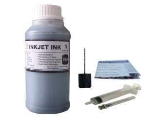 Black Refill ink kit for Canon PG 30 40 50 210 ink cartridges 250ml/S 