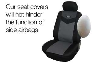 2Pc Front Car Seat Covers Compatible With Ford 157 Tan  