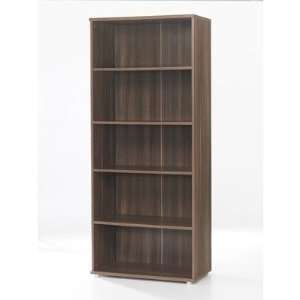  Cullen Tall Bookcase with Doors in Walnut