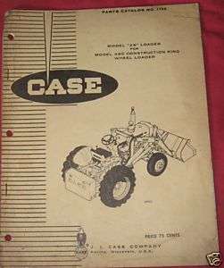 Case Model 26 Loader Parts Catalog  