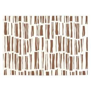  Wood Planks Placemat Color Brown on Beige Kitchen 