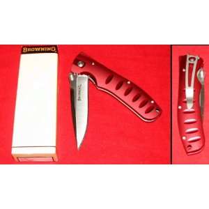  Browning Knife Ice Storm Dark Red