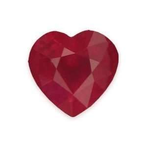   28cts Natural Genuine Loose Ruby Heart Gemstone 