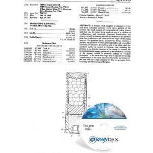  NEW Patent CD for PROGRESSIVE BURN SHELL 