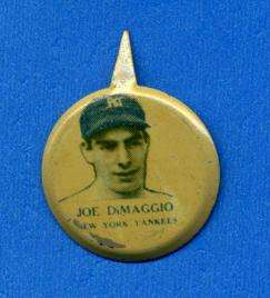 1938 Our National Game Tabs JOE DiMAGGIO N Y Yankees  
