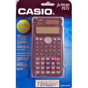   Casio Scientific 2 Line Display Calculator fx 991MS Plus Electronics