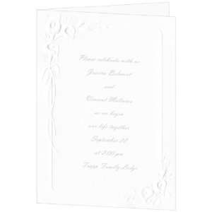  Calla Lily Wedding Invitation   White (50 Pack) Arts 