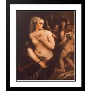   20x23 Framed and Double Matted Venus at her Toilet